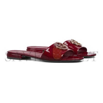 GUCCI WOMEN'S ROUND INTERLOCKING G SANDAL 820860